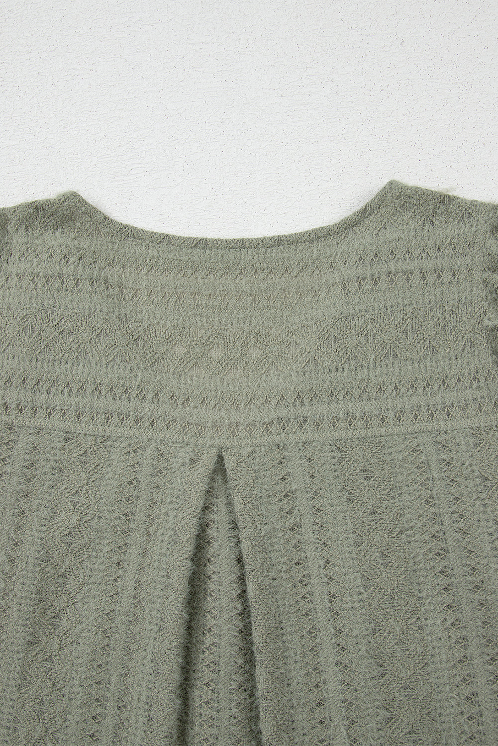 Camicia Donna Verde con Maniche a Farfalla e Scollo a V