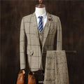 Completo Uomo Slim Fit a Quadri - Stile Casual Elegante