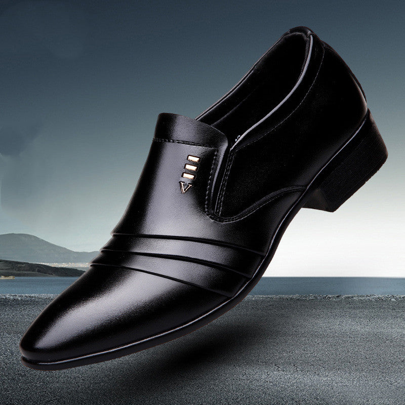 Scarpe Uomo Business Casual in Pelle con Design a V