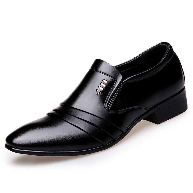 Scarpe Uomo Business Casual in Pelle con Design a V