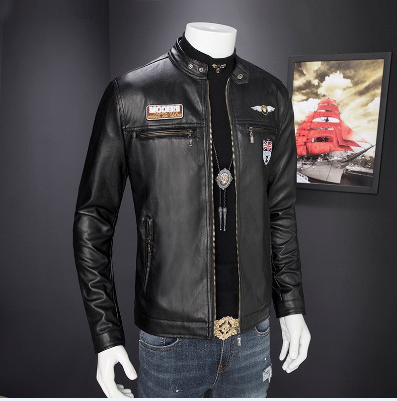 Giacca da Moto Uomo in Ecopelle