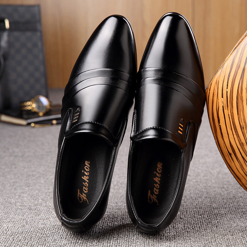 Scarpe Uomo Business Casual in Pelle con Design a V